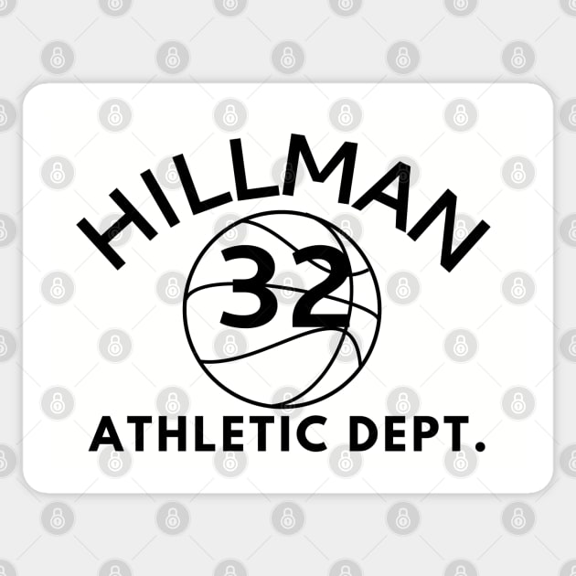 Hillman Athletic Dept. Sticker by AlmostMaybeNever